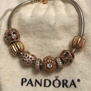 Pandora Rose Charm Bracelet